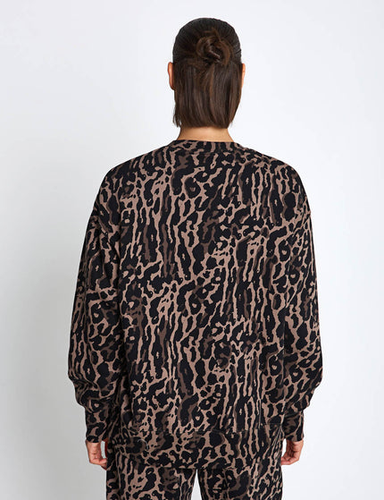 Nike Sportswear Phoenix Fleece Oversized Printed Sweatshirt - Black/Ironstone/Blackimages2- The Sports Edit