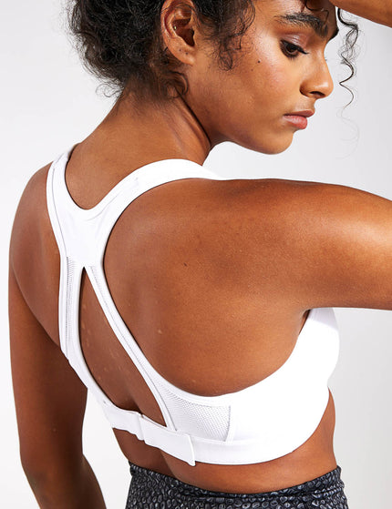 Nike Swoosh High Support Bra - White/Blackimages3- The Sports Edit
