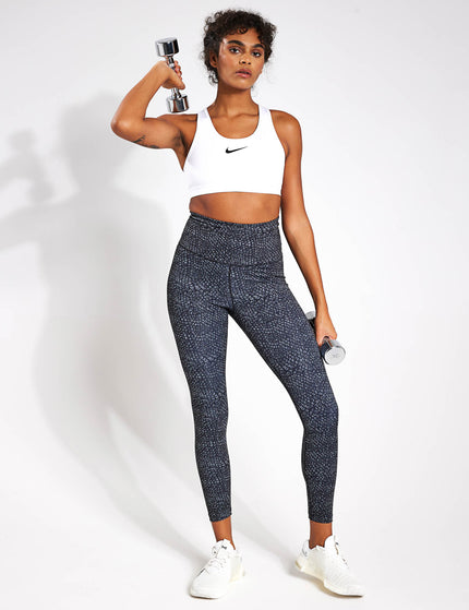Nike Swoosh High Support Bra - White/Blackimages4- The Sports Edit