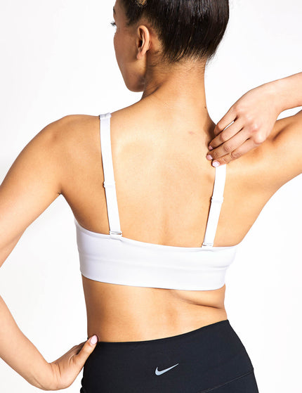 Nike Indy Plunge Cutout Sports Bra - White/Photon Dustimages2- The Sports Edit