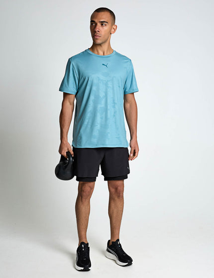 PUMA Cloudspun Embossed Short Sleeve T-Shirt - Baltic Sea Blueimages4- The Sports Edit