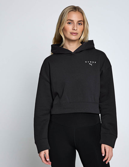 PUMA Puma x Hyrox World Cropped Hoodie - Flat Dark Grey - NEEDS SPEC CHECKimages1- The Sports Edit