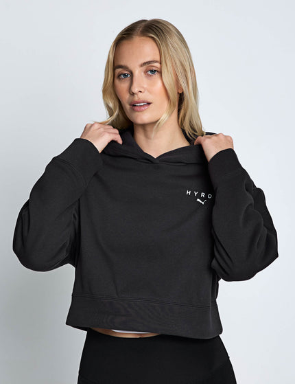 PUMA Puma x Hyrox World Cropped Hoodie - Flat Dark Grey - NEEDS SPEC CHECKimages5- The Sports Edit