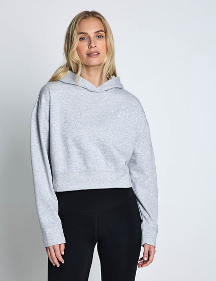 PUMA Puma x Hyrox World Cropped Hoodie - Light Grey Heather - NEEDS SPEC CHECKimages1- The Sports Edit
