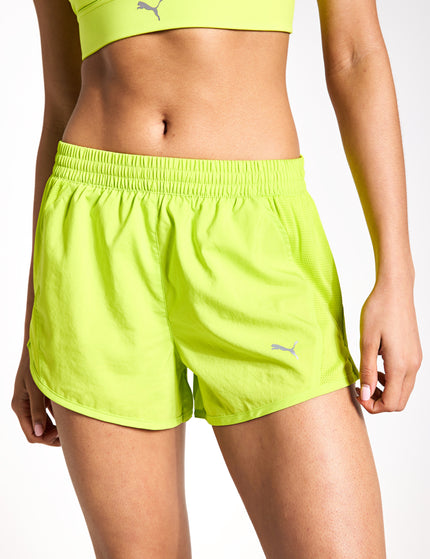 PUMA Run Favourite Velocity 3" Running Shorts - Lime Powimages1- The Sports Edit