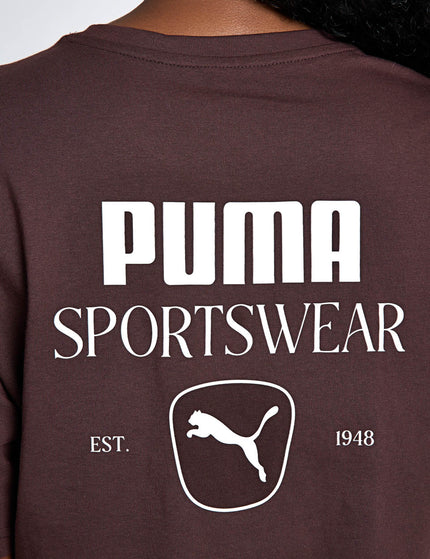 PUMA Class Relaxed Graphic Tee - Chocolate Fondueimages4- The Sports Edit