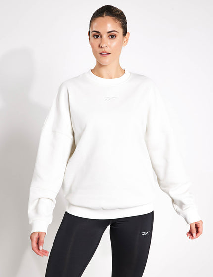 Reebok Lux Oversized Crew - Chalkimages1- The Sports Edit