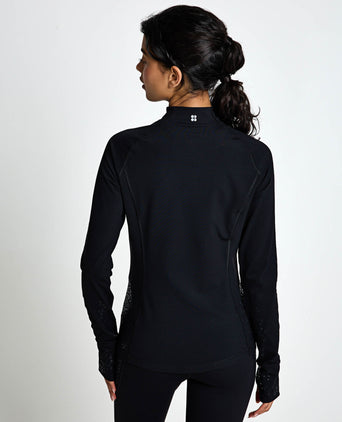 Ultimate Studio Grippy Half Zip - Black