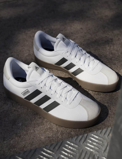 adidas VL COURT 3.0 Shoes - Cloud White/Core Black/Grey Oneimages3- The Sports Edit