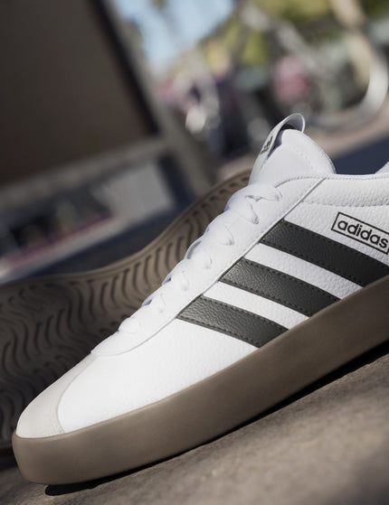 adidas VL COURT 3.0 Shoes - Cloud White/Core Black/Grey Oneimages4- The Sports Edit