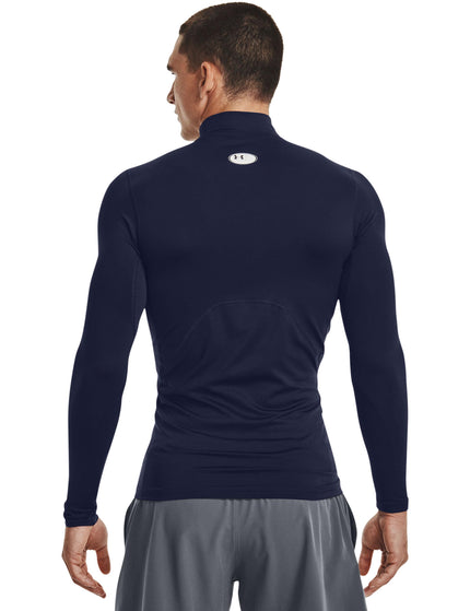 Under Armour ColdGear Armour Comp Mock - Midnight Navy/Whiteimages3- The Sports Edit