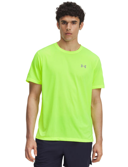Under Armour Launch Shortsleeve - High Vis Yellow/Reflectiveimages1- The Sports Edit