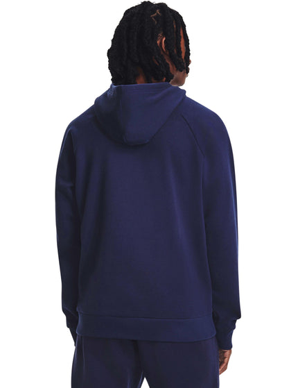 Under Armour Rival Fleece Hoodie - Midnight Navy/Whiteimages4- The Sports Edit