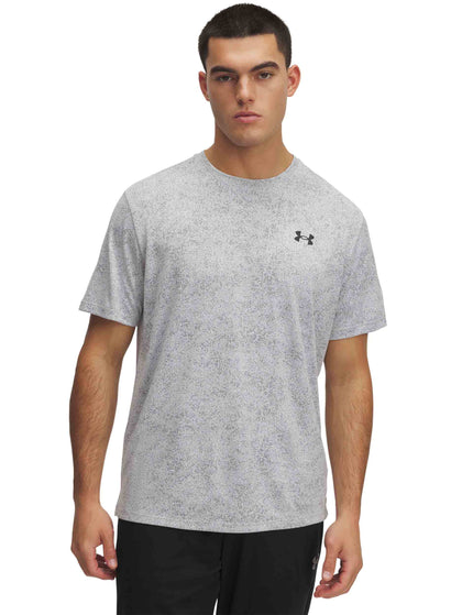 Under Armour Tech Tee Novelty - Halo Gray/Blackimages1- The Sports Edit