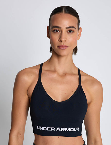 Under Armour Vanish Seamless Low Light Support Sports Bra - Black/Whiteimages1- The Sports Edit