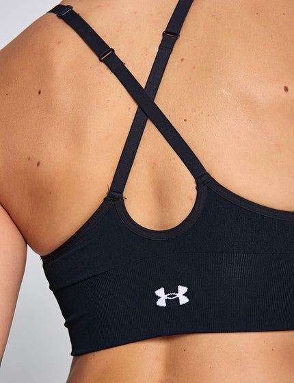 Under Armour Vanish Seamless Low Light Support Sports Bra - Black/Whiteimages4- The Sports Edit
