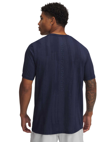 Under Armour Vanish Seamless Novelty Short Sleeve - Midnight Navy/Whiteimages2- The Sports Edit