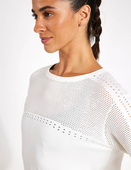Varley Merrick Seamless Tee - Whiteimages3- The Sports Edit
