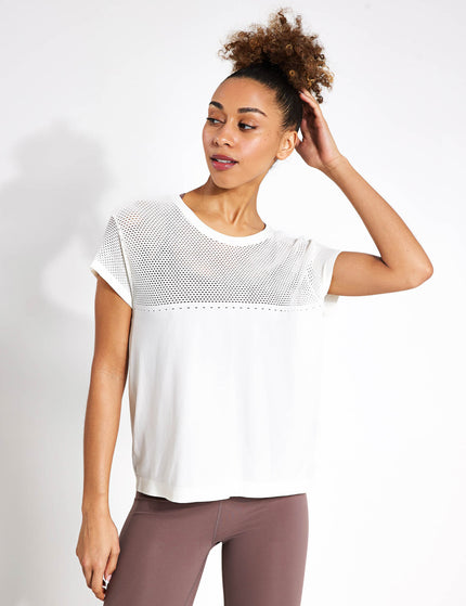Varley Calloway Boxy Tee - Snow Whiteimages1- The Sports Edit