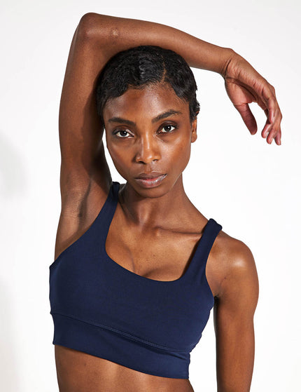 Varley FreeSoft Cori Light Support Sports Bra - Sky Captainimages2- The Sports Edit