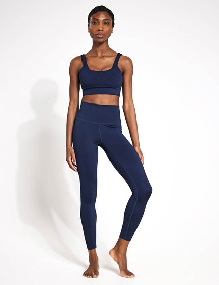 Varley FreeSoft Cori Light Support Sports Bra - Sky Captainimages5- The Sports Edit