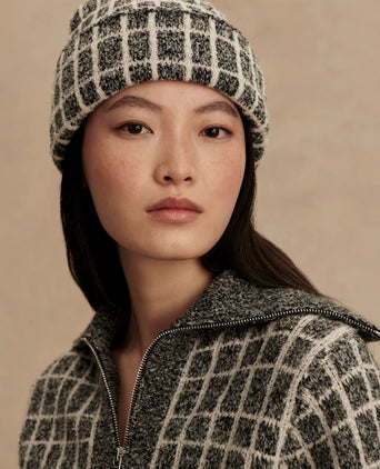 Noel Knit Beanie - Charcoal Marl