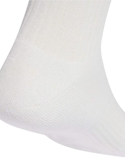 adidas 3-Stripes Cushioned Crew Socks 3 Pair Pack - White/Blackimages4- The Sports Edit