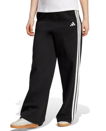3-Stripes Fleece Wide Pant - Black
