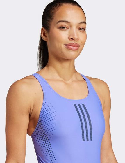 adidas 3-Stripes Graphic V-Back Swimsuit - Cobalt Blueimages4- The Sports Edit