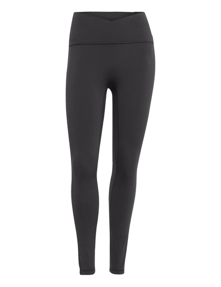 adidas 3 Stripes Studio All Me 7/8 X-Over Leggings - Blackimages6- The Sports Edit