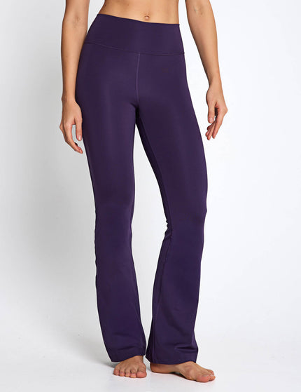 adidas All Me Essentials Flare Leggings - Aurora Plumimages3- The Sports Edit