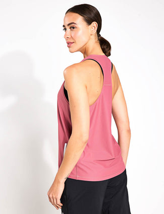 Own The Run Tank Top - Preloved Crimson