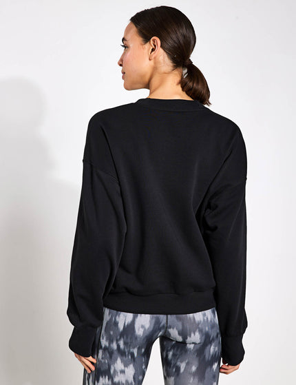 adidas ALL SZN Fleece Loose Sweatshirt - Blackimages2- The Sports Edit