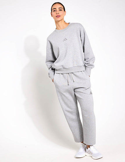adidas ALL SZN Fleece Loose Sweatshirt - Medium Grey Heatherimages4- The Sports Edit