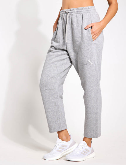 adidas ALL SZN Fleece Barrel Leg Joggers - Medium Grey Heatherimages3- The Sports Edit