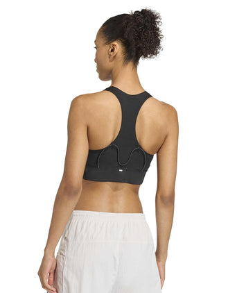 adi365 Running Pocket Medium Support Bra - Black