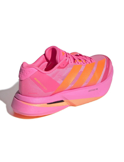adidas Adizero Boston 13 Shoes - Lucid Pink/Lucid Orange/Iron Metallicimages3- The Sports Edit