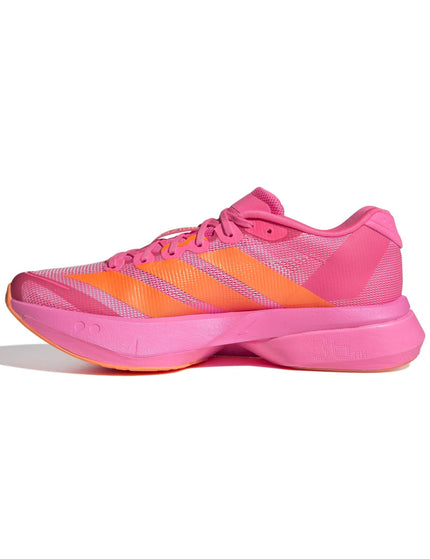 adidas Adizero Boston 13 Shoes - Lucid Pink/Lucid Orange/Iron Metallicimages4- The Sports Edit
