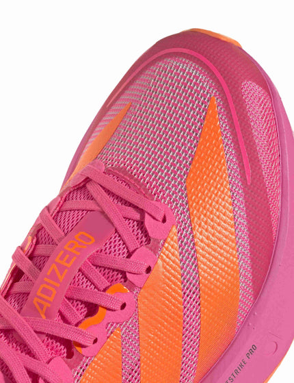 adidas Adizero Boston 13 Shoes - Lucid Pink/Lucid Orange/Iron Metallicimages7- The Sports Edit