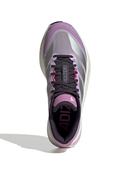 adidas Adizero Boston 13 Shoes - Powder Plum/Silver Metallic/Shock Pinkimages5- The Sports Edit