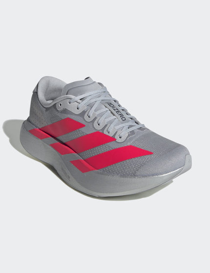 adidas Adizero EVO SL Shoes - Silver Metallic/Lucid Red/Iron Metallicimages2- The Sports Edit