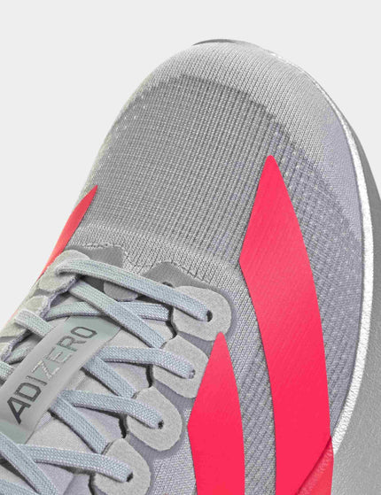 adidas Adizero EVO SL Shoes - Silver Metallic/Lucid Red/Iron Metallicimages7- The Sports Edit