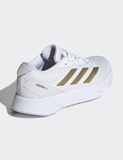 adidas Adizero SL Shoes - Cloud White/Gold Metallic/Dash Greyimages4- The Sports Edit