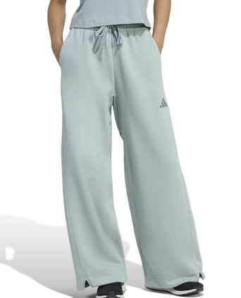 ALL SZN Fleece Loose Wide-Leg Pants - Wonder Sage