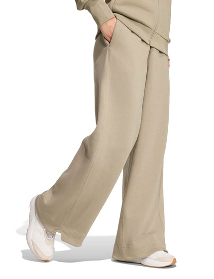 adidas ALL SZN Fleece Loose Wide-Leg Pants - Silver Pebbleimages5- The Sports Edit