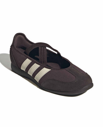 Barreda Mary Jane Shoes - Shadow Brown/Cream White/Aurora Coffee