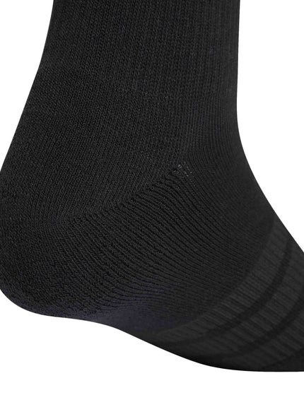 adidas Cushioned Sportswear Crew Socks 3 Pair Pack - Black/Whiteimages4- The Sports Edit
