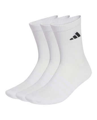 Cushioned Sportswear Crew Socks 3 Pair Pack - White/Black