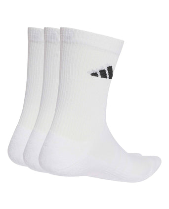 Cushioned Sportswear Crew Socks 3 Pair Pack - White/Black