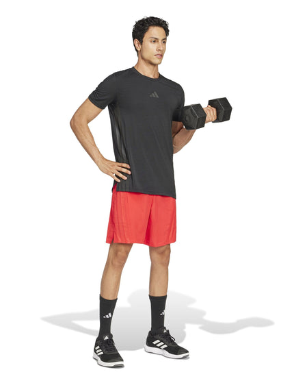 adidas Designed 4 Training 3-Stripes Tee - Black/Blackimages5- The Sports Edit
